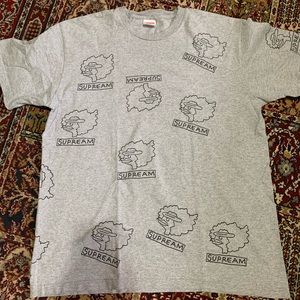 Supreme gray tee